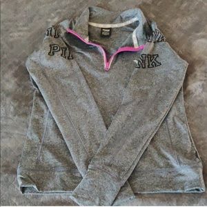Victoria’s Secret Pink 1/4 Zip Active Top
